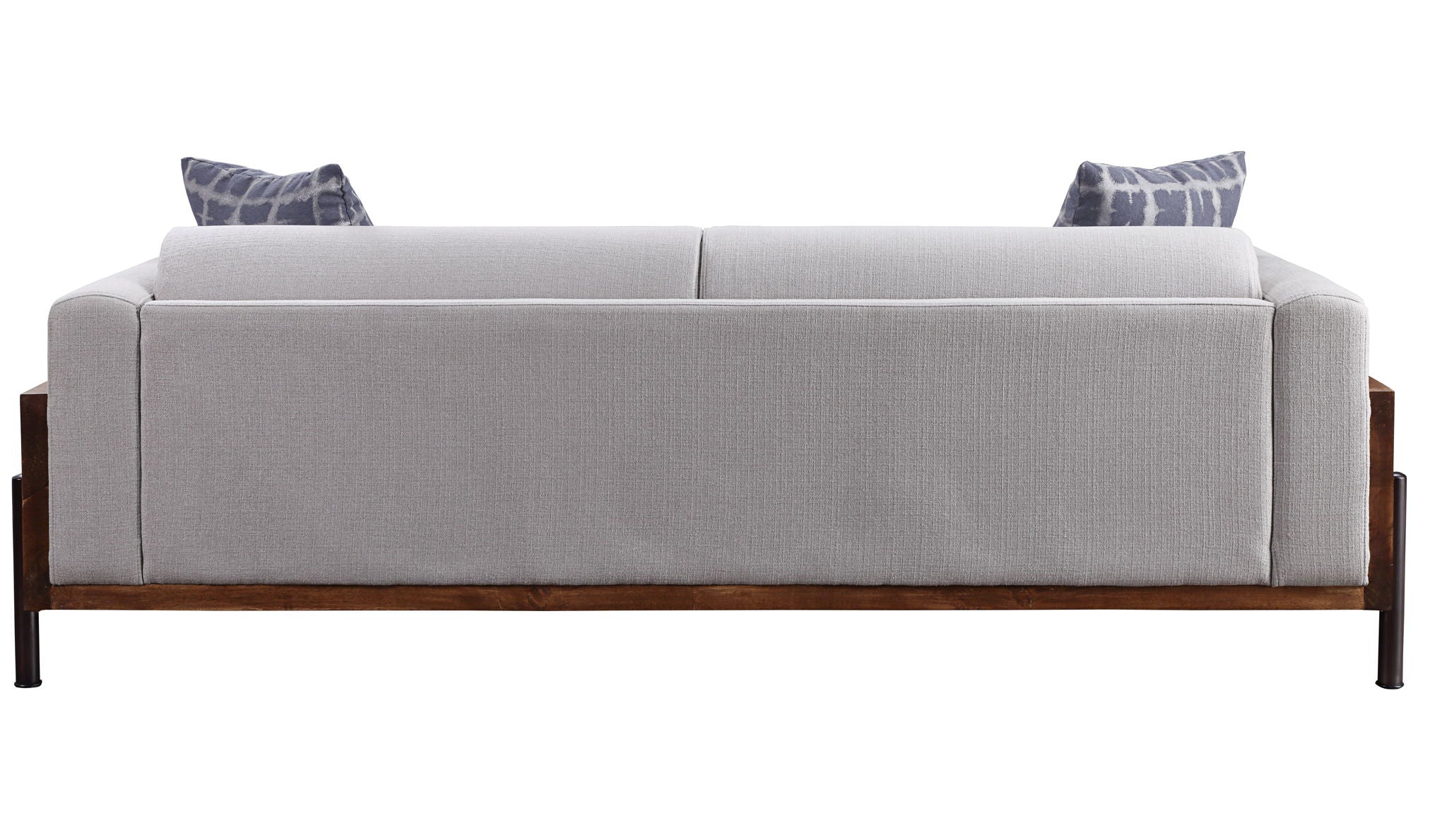 Pelton - Sofa With 2 Pillows - Fabric & Walnut - Urban Living Furniture (Los Angeles, CA)
