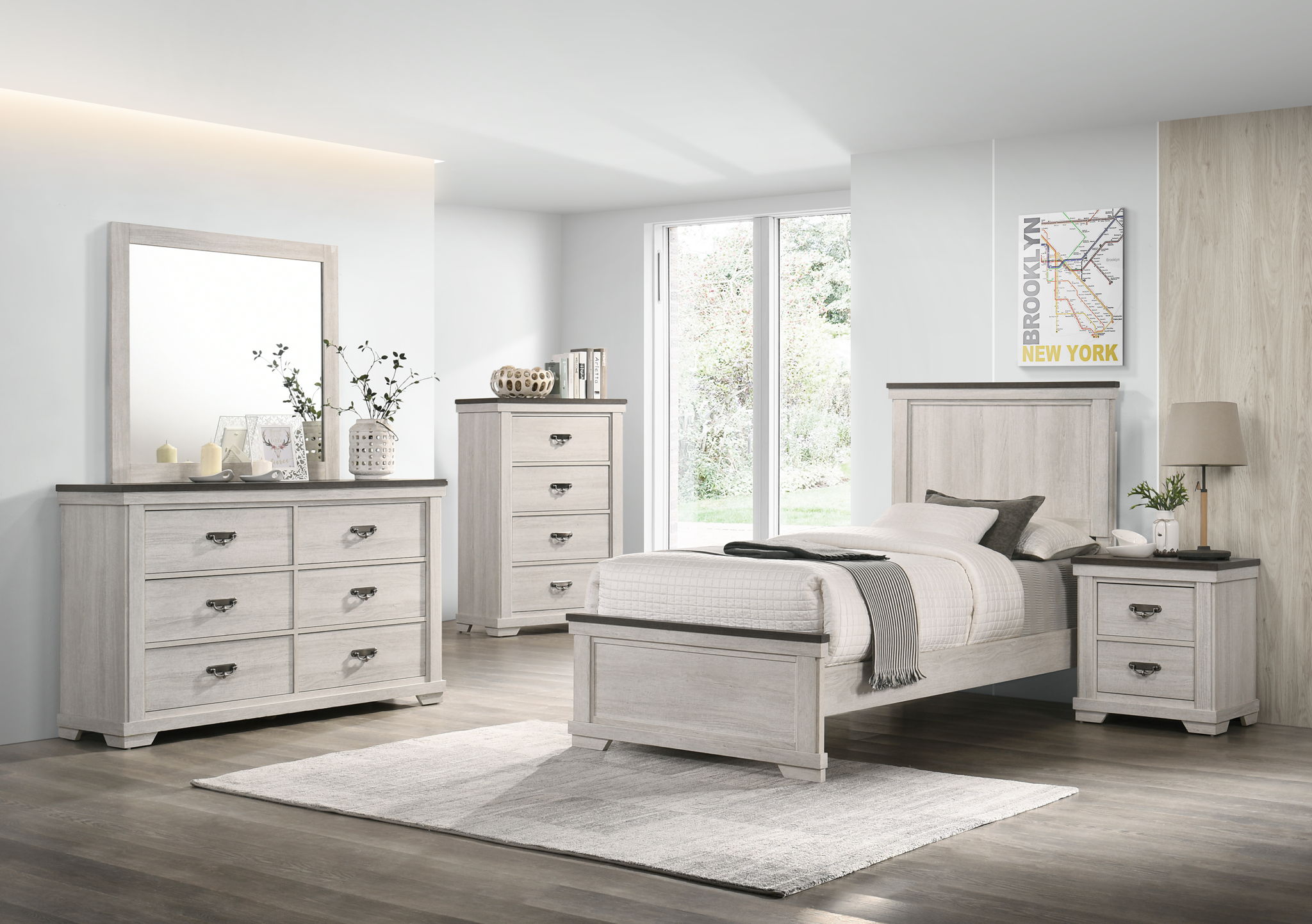Leighton - Panel Bedroom Set - Urban Living Furniture (Los Angeles, CA)