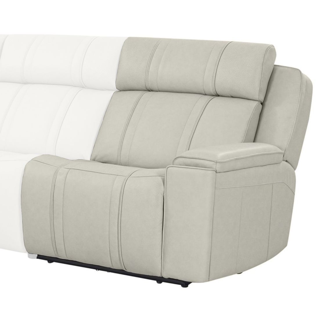 Sausalito - Power Zero Gravity Right Arm Facing Recliner With Immersive Audio P3 - Platinum Envy