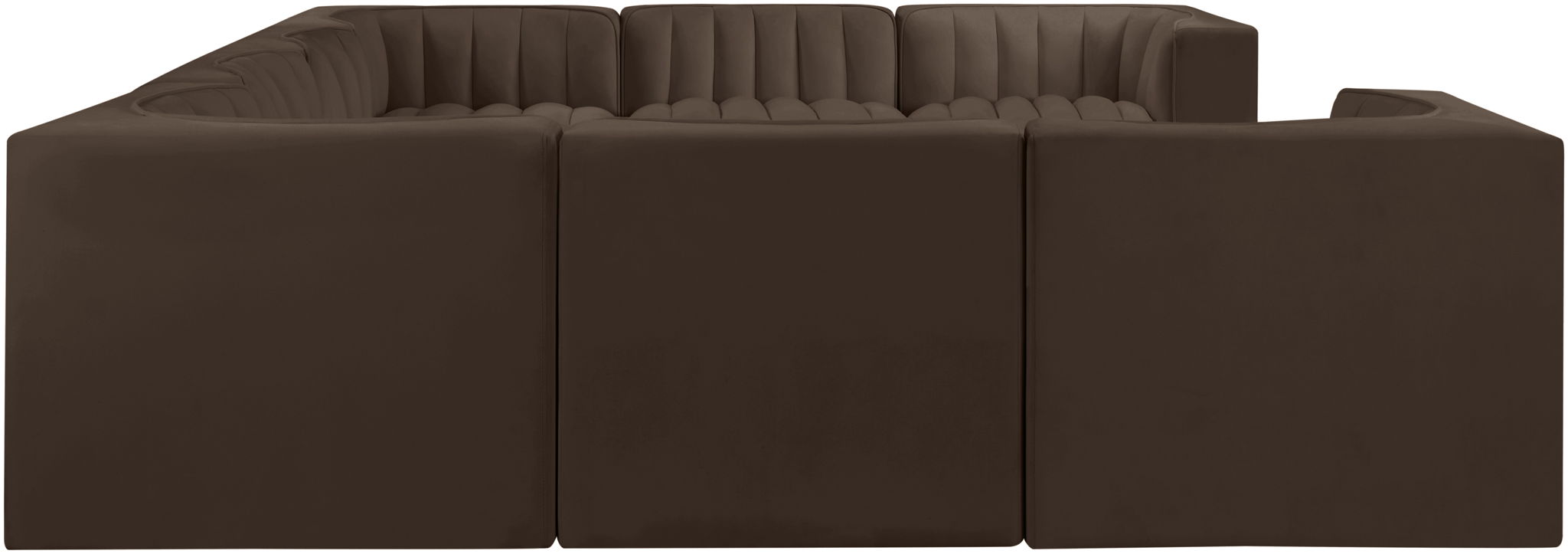Rummi - Velvet Performance Fabric Upholstered Modular Sectional - Urban Living Furniture (Los Angeles, CA)