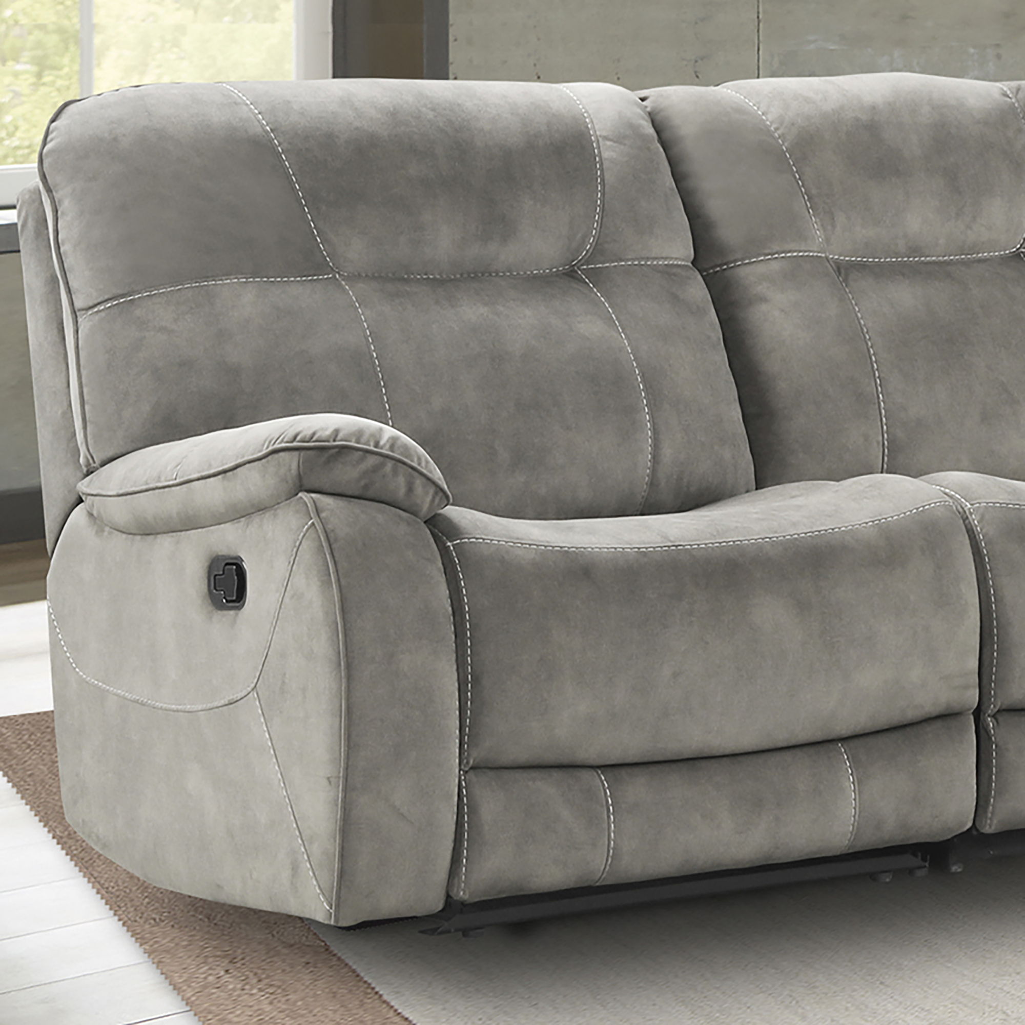 Cooper - Manual Left Arm Facing Recliner - Shadow Natural - Urban Living Furniture (Los Angeles, CA)