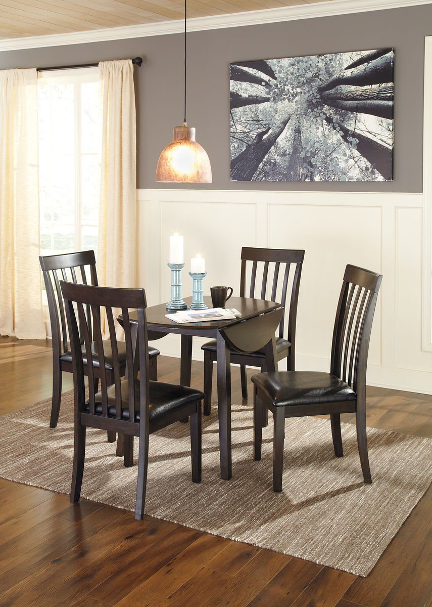 Hammis - Round Dining Drop Leaf Table Set - Urban Living Furniture (Los Angeles, CA)