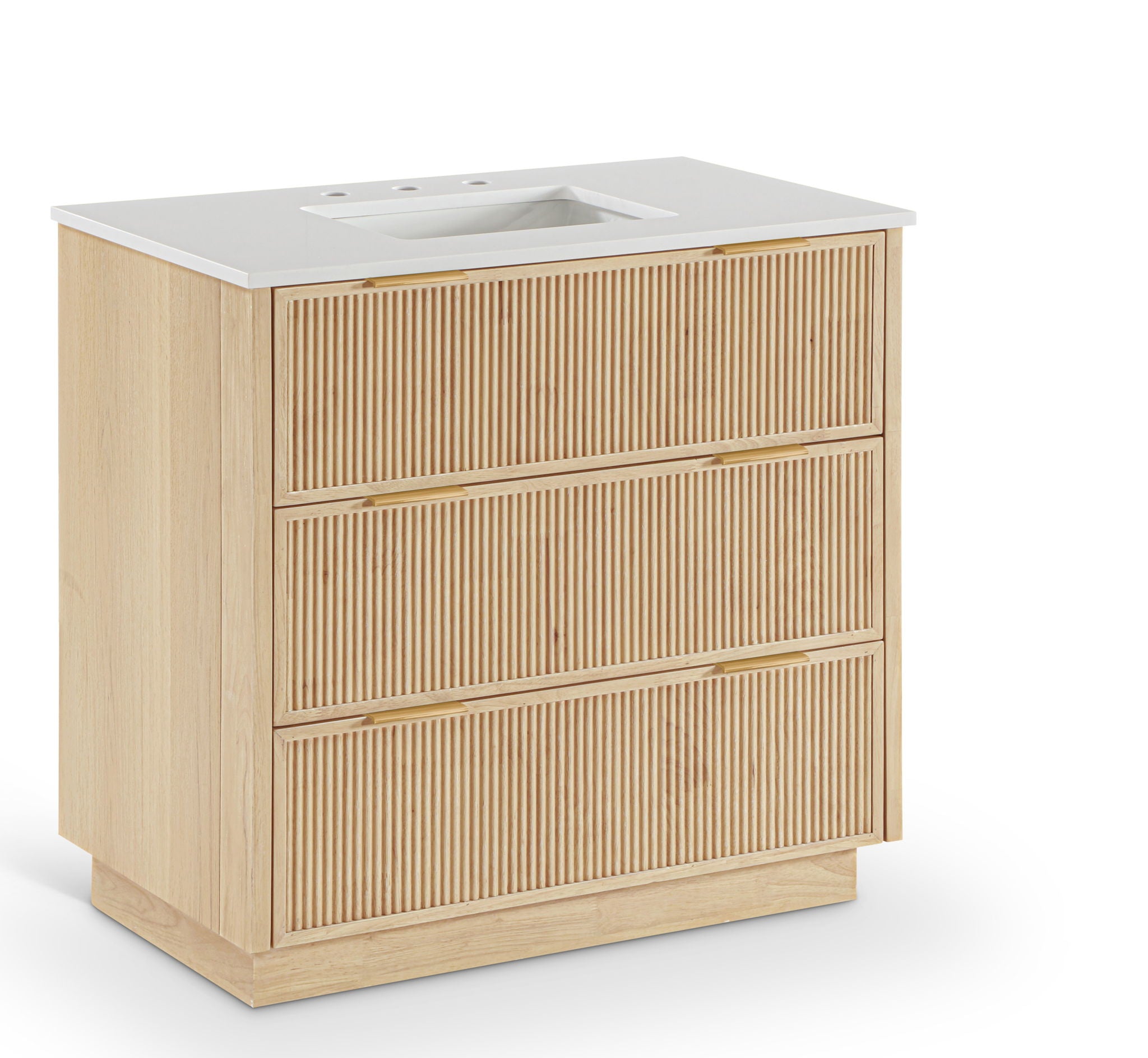 Willard - Engineered Stone And Solid Wood Bathroom Vanity - Urban Living Furniture (Los Angeles, CA)