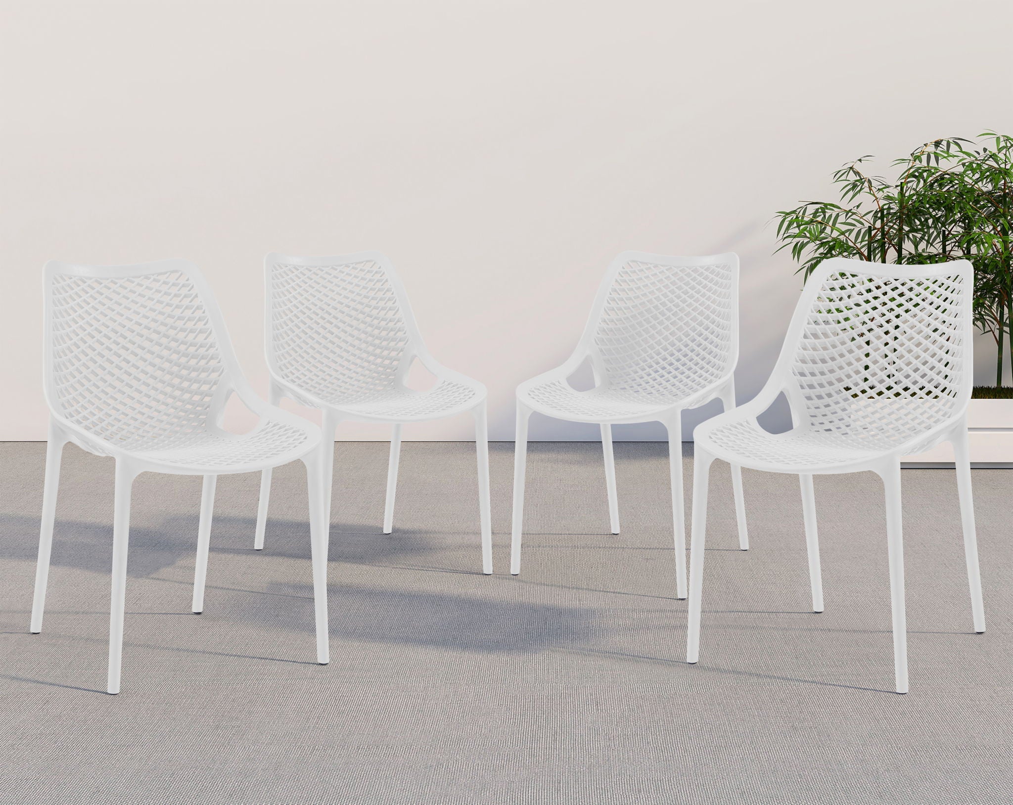 Mykonos - Outdoor Patio Dining Chair Set - Urban Living Furniture (Los Angeles, CA)