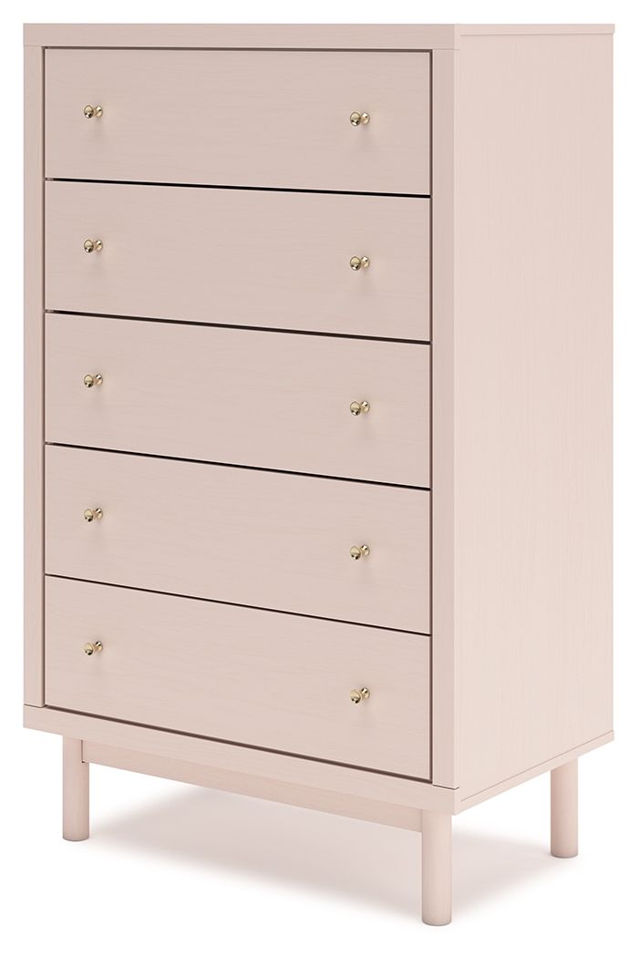 Wistenpine - Blush - Five Drawer Chest - Urban Living Furniture (Los Angeles, CA)