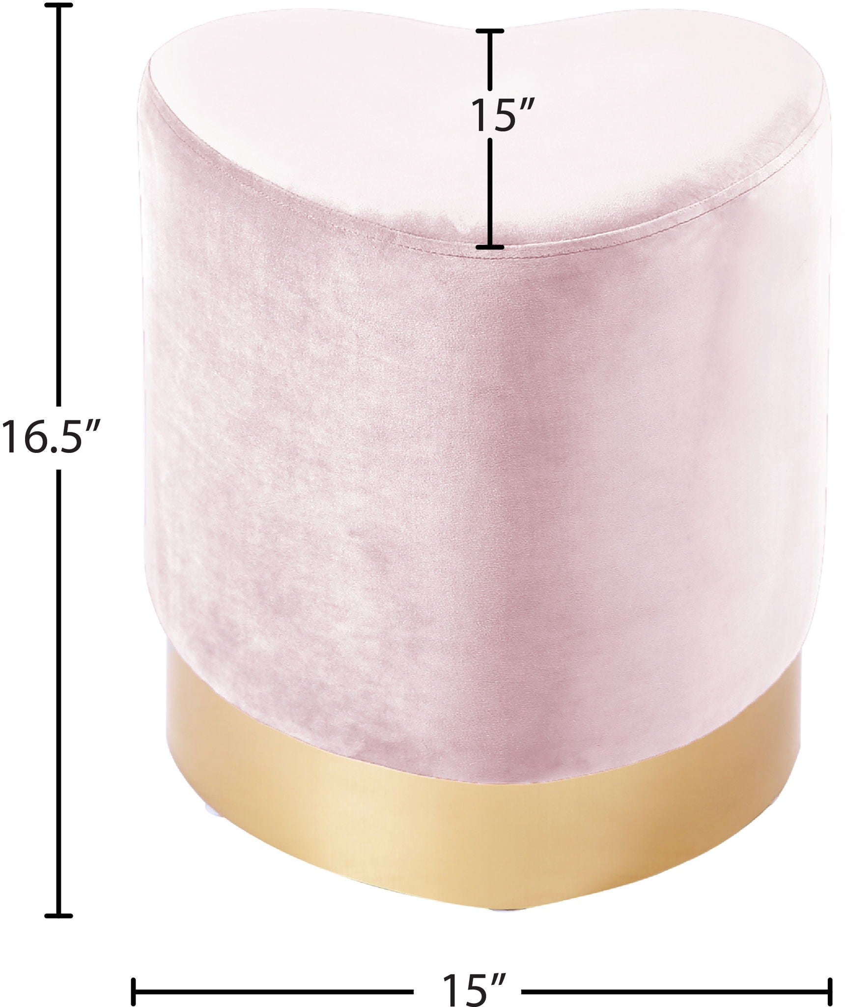 Heart - Stool Ottoman - Urban Living Furniture (Los Angeles, CA)