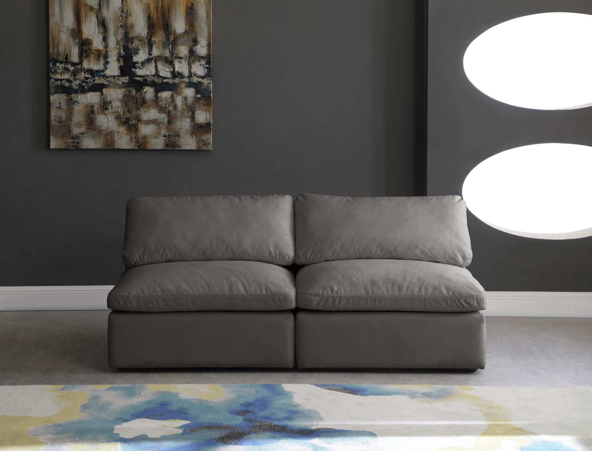Cozy - Modular Armless 2 Seat Sofa - Urban Living Furniture (Los Angeles, CA)