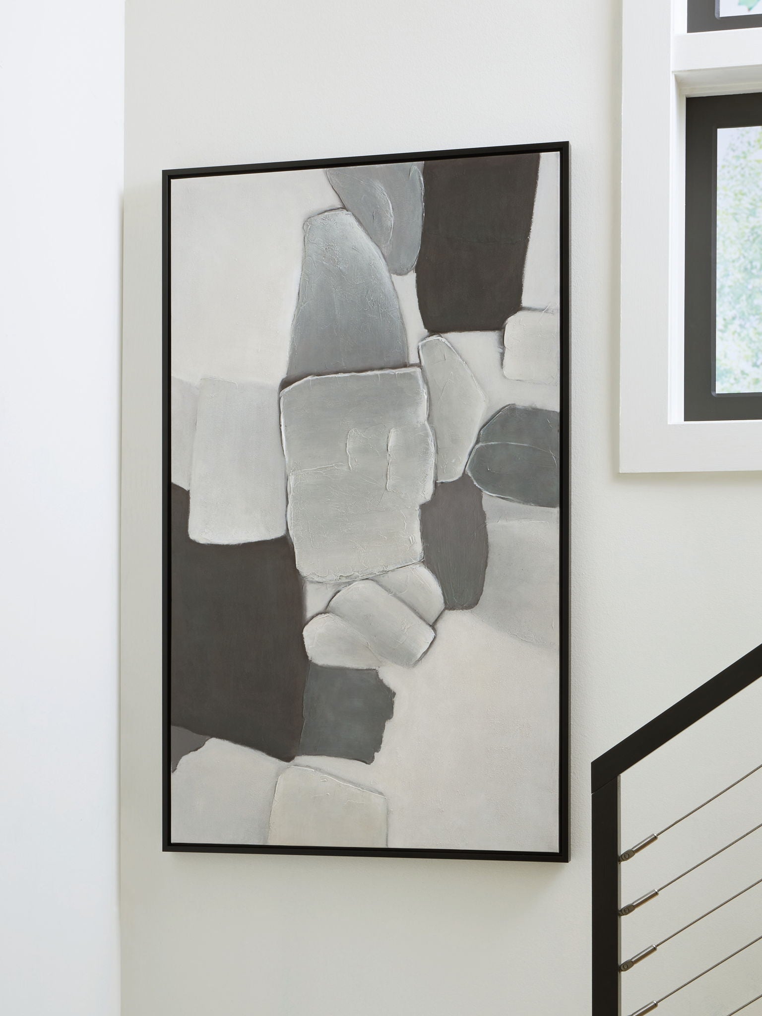 Adilson - White / Gray / Black - Wall Art - Urban Living Furniture (Los Angeles, CA)