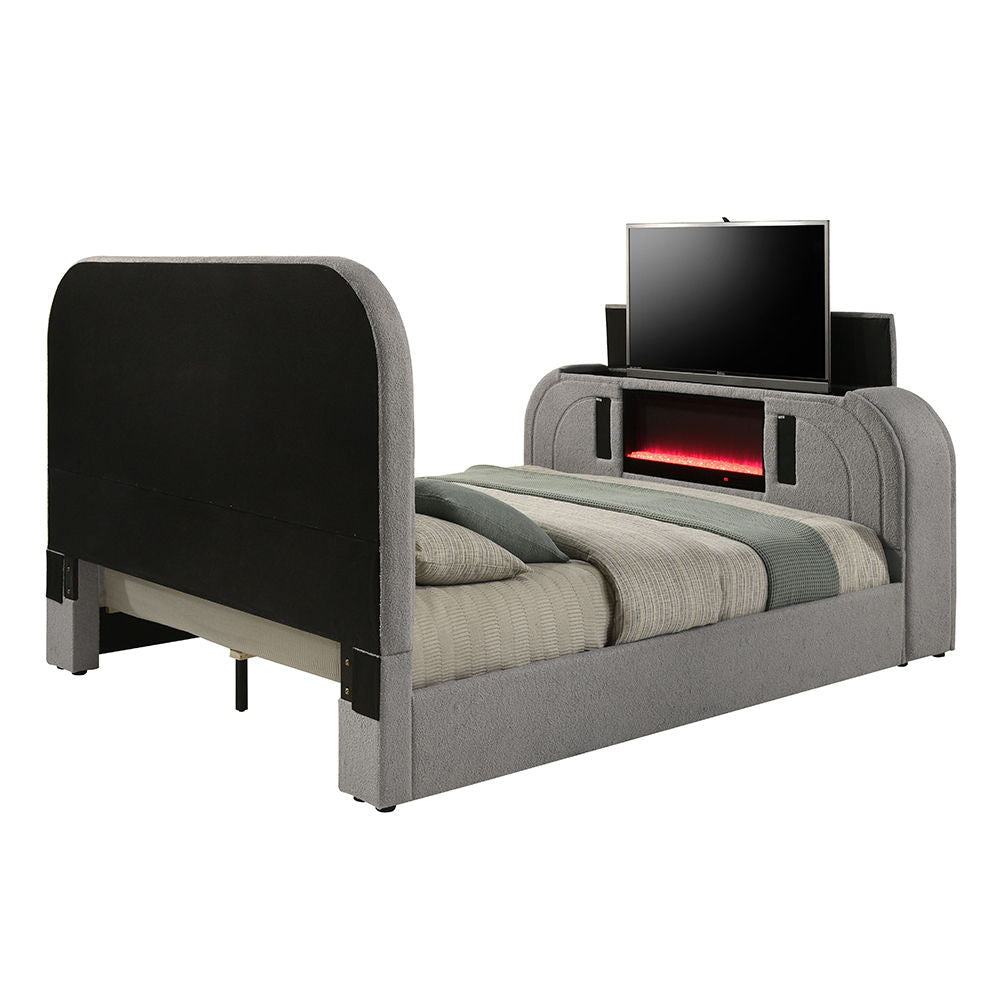 Shelyn - Bed With Led, TV Stand, Fireplace & Bluetooth - Urban Living Furniture (Los Angeles, CA)