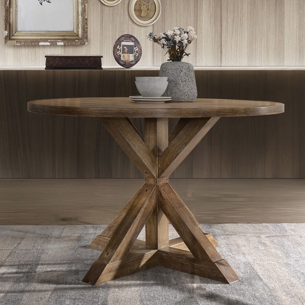 Wallace II - Dining Table - Weathered Oak - Urban Living Furniture (Los Angeles, CA)