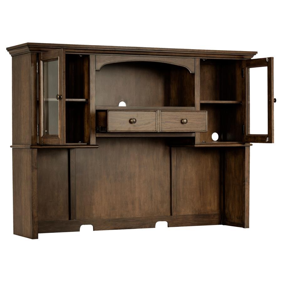Hartshill - 2-Door Hutch With Shelves - Burnished Oak - Urban Living Furniture (Los Angeles, CA)