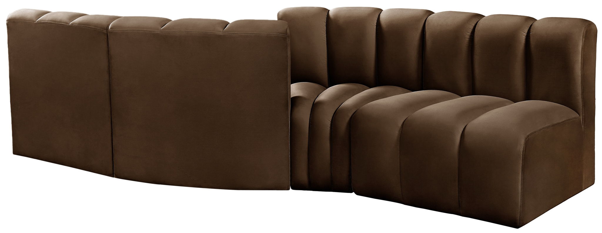 Arc - Velvet 4 Piece Sofa - Urban Living Furniture (Los Angeles, CA)