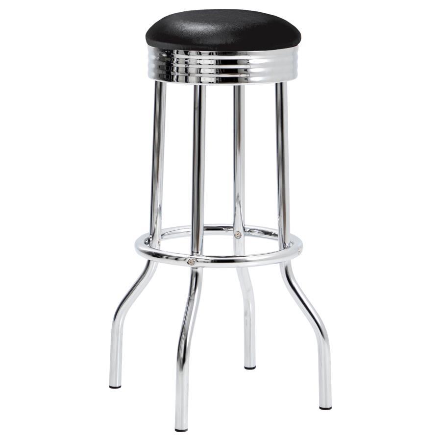 Retro - Upholstered Metal Swivel Bar Stool (Set of 2) - Urban Living Furniture (Los Angeles, CA)