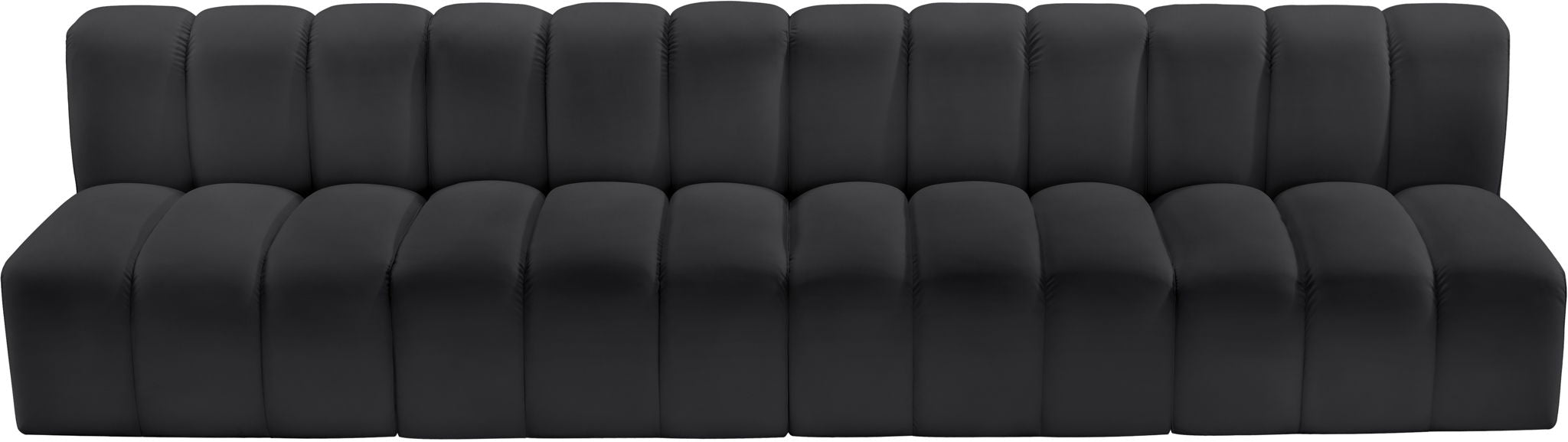Arc - Faux Leather 4 Seats Modular Sofa - Urban Living Furniture (Los Angeles, CA)