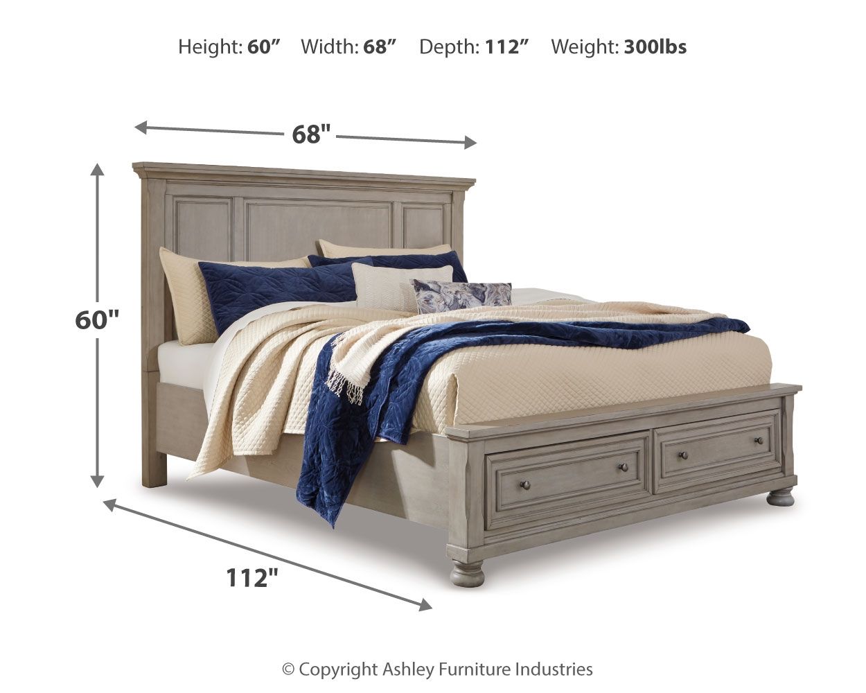 Lettner - Panel Storage Bed - Urban Living Furniture (Los Angeles, CA)