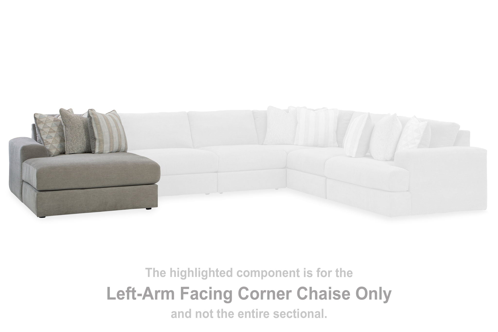 Avaliyah - Ash - Laf Corner Chaise - Urban Living Furniture (Los Angeles, CA)