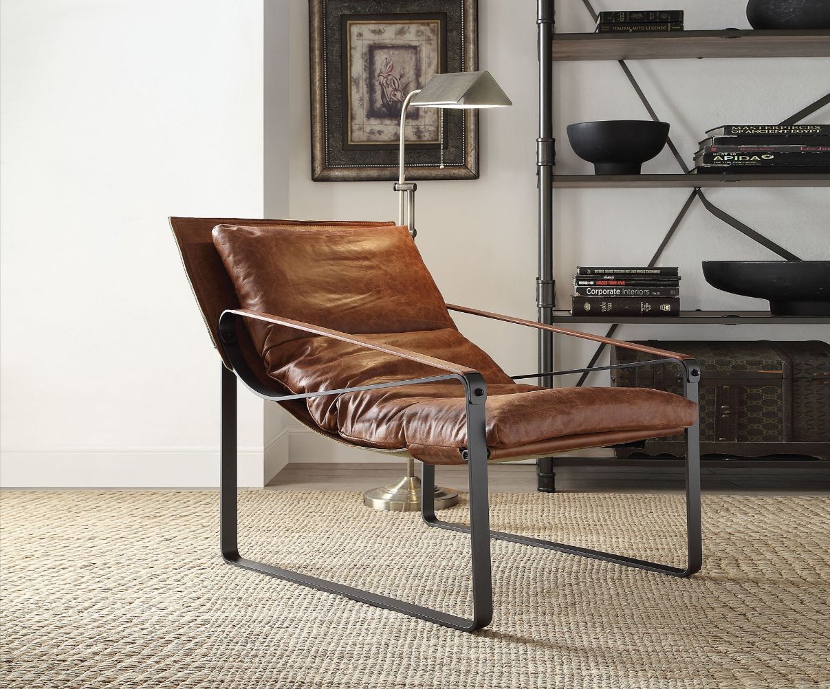 Quoba - Accent Chair - Cocoa Top Grain Leather - Urban Living Furniture (Los Angeles, CA)
