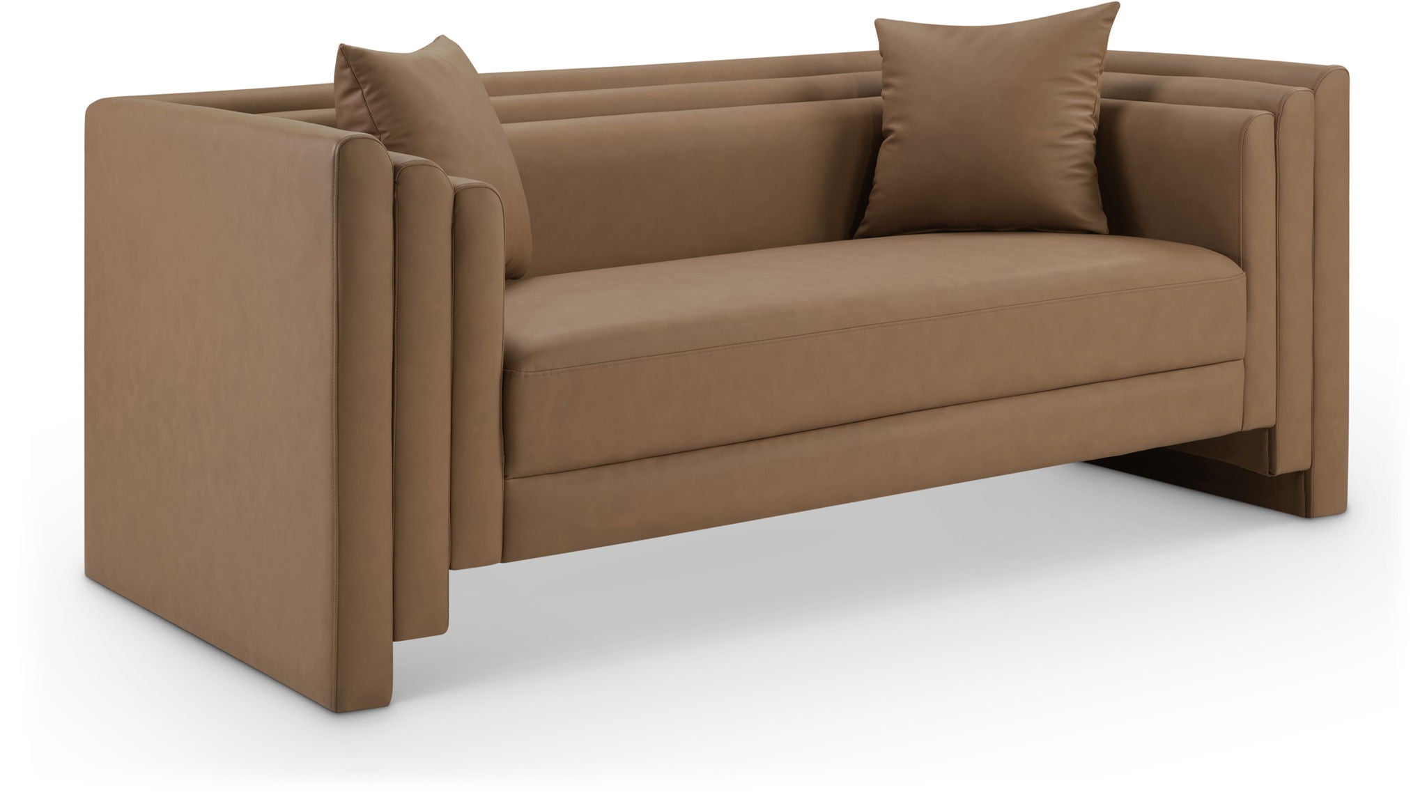 Everett - Vegan Leather Upholstered Loveseat