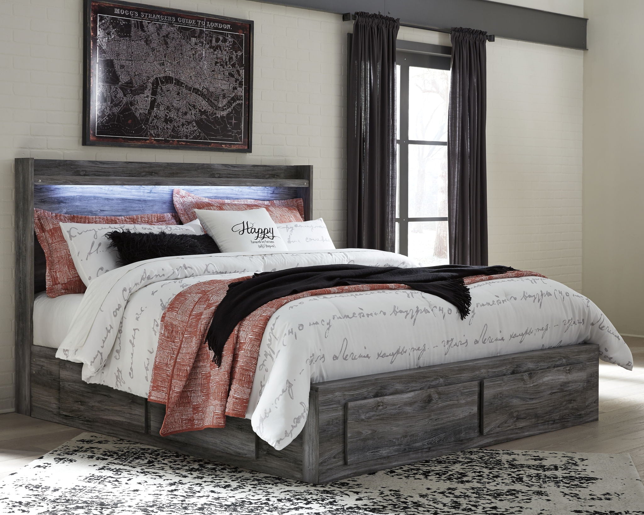 Baystorm - Panel Bedroom Set - Gray - Urban Living Furniture (Los Angeles, CA)
