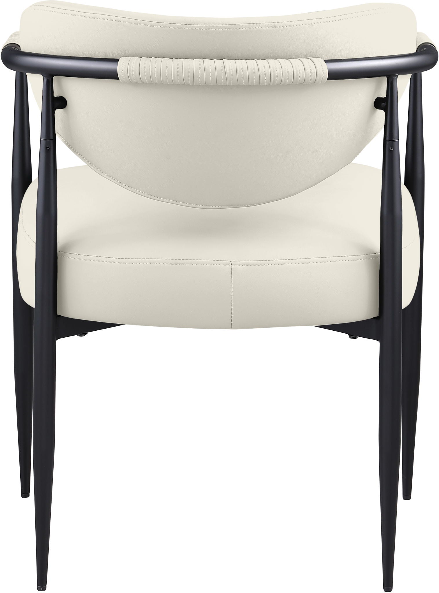 Virella - faux Leather Upholstered Dining Chair (Set of 2) - Black Base