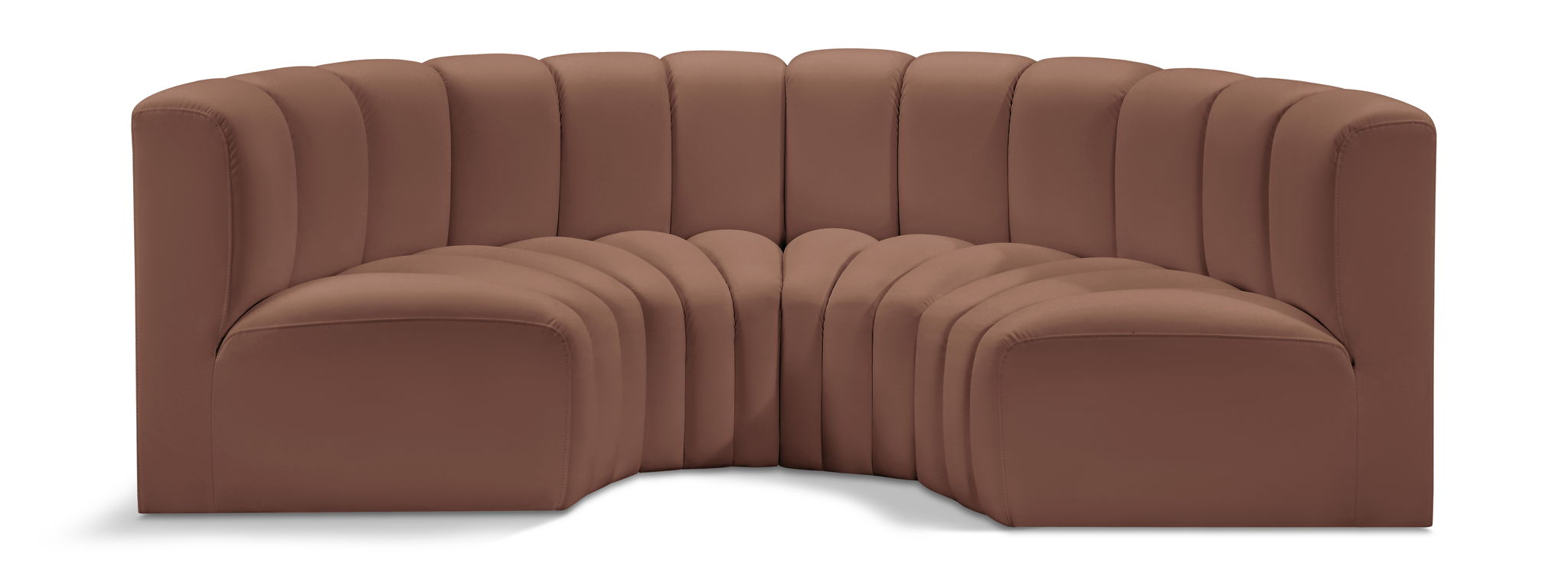 Arc - Faux Leather 4 Piece U-Shaped Modular Sofa - Urban Living Furniture (Los Angeles, CA)