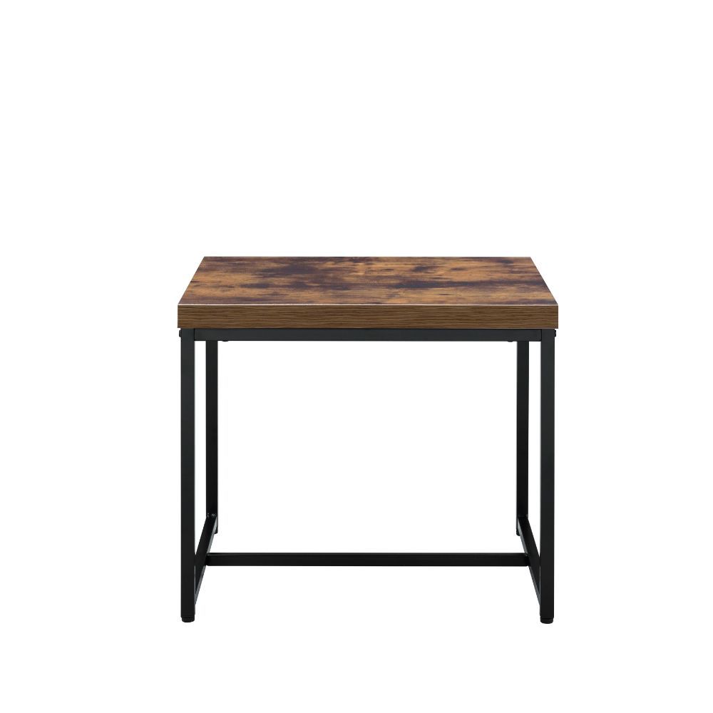 Bob - End Table - Weathered Oak & Black - Urban Living Furniture (Los Angeles, CA)
