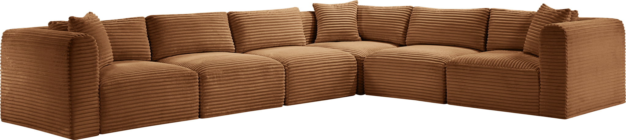 Shaggy - Fabric 6 Piece Modular Corner Sectional - Urban Living Furniture (Los Angeles, CA)