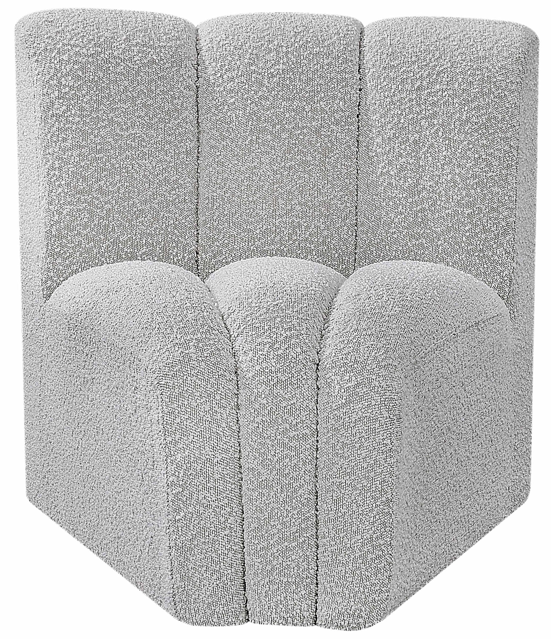 Arc - Boucle Fabric Curved Corner Chair - Urban Living Furniture (Los Angeles, CA)