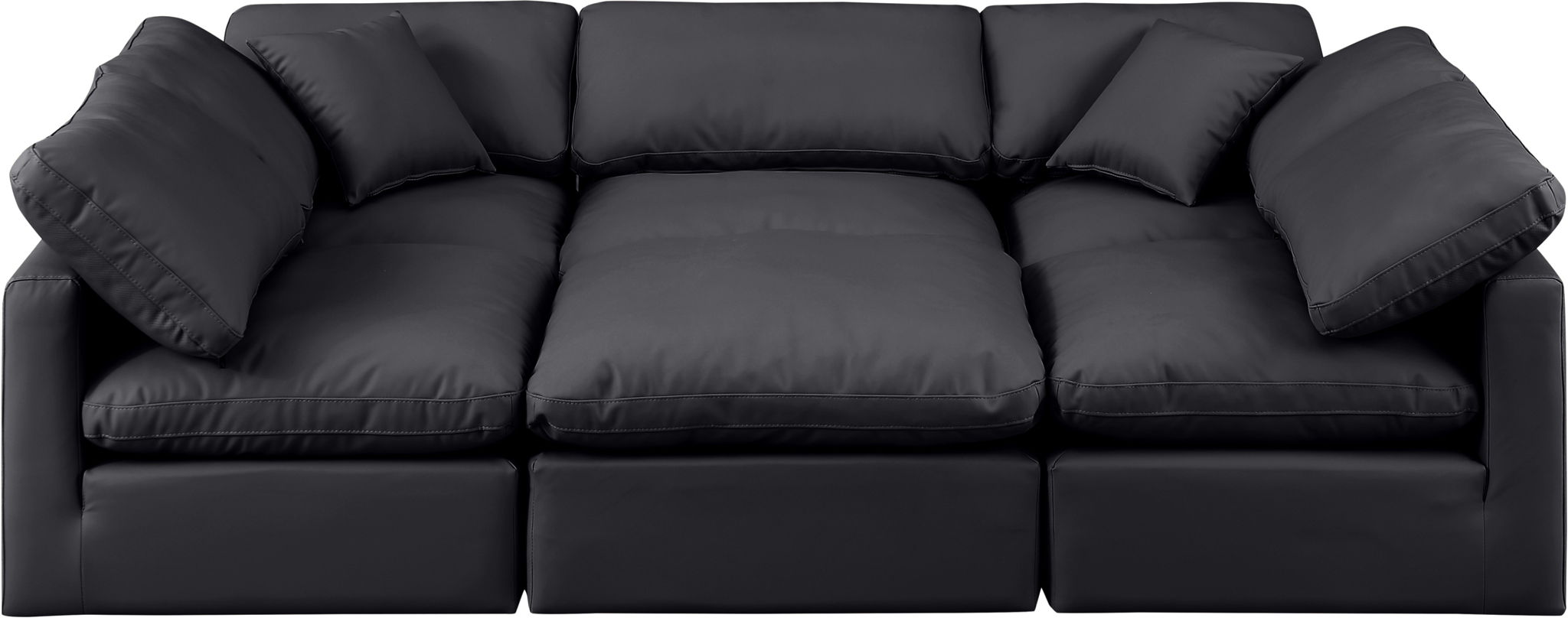 Indulge - Faux Leather 6 Piece Modular Sectional - Urban Living Furniture (Los Angeles, CA)