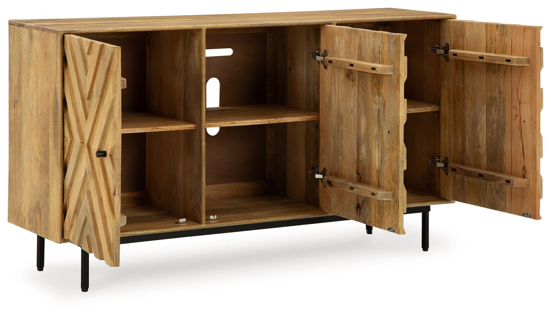 Cadewick - Natural - Accent Cabinet - Urban Living Furniture (Los Angeles, CA)