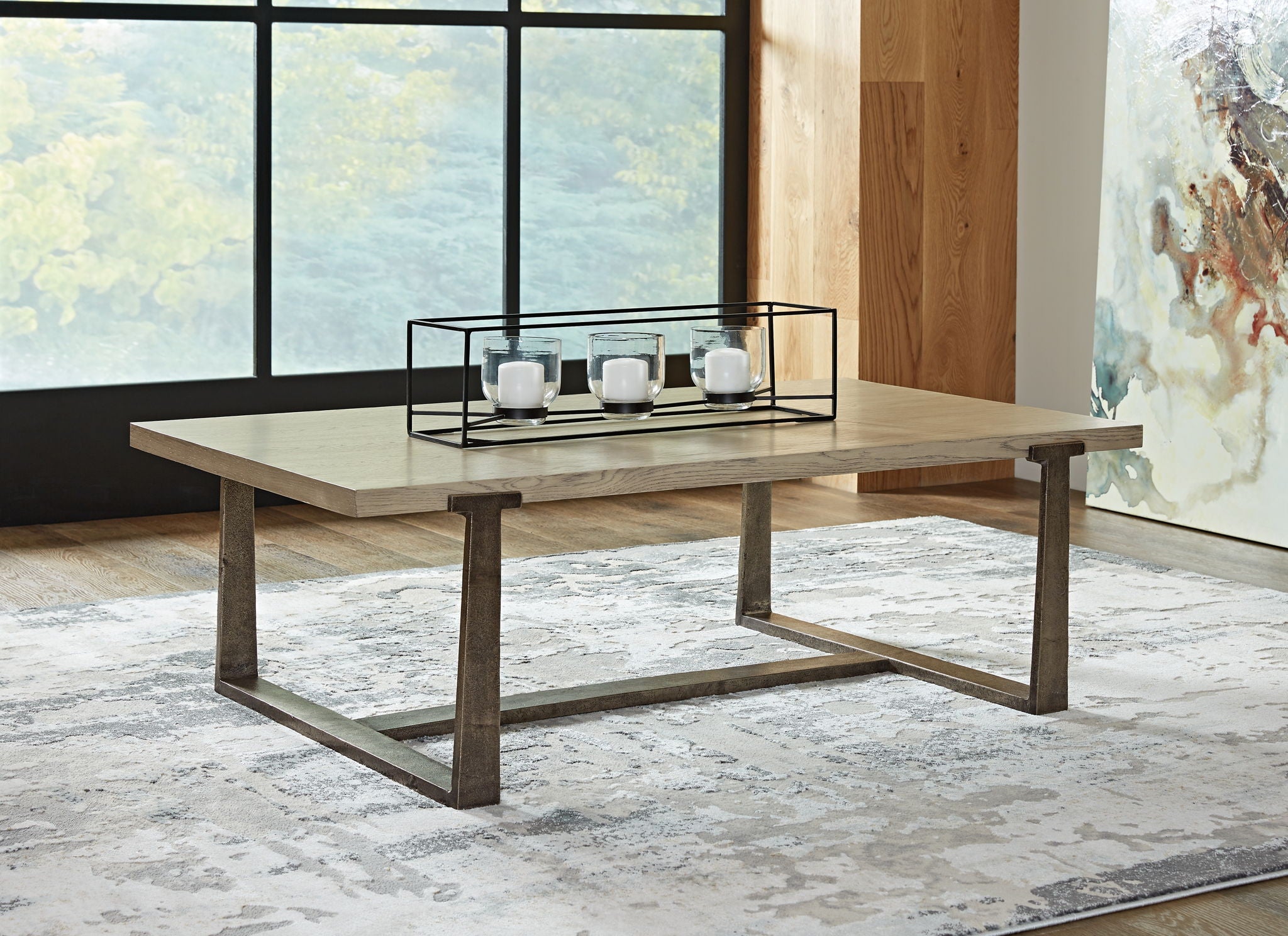 Dalenville - Gray - Rectangular Cocktail Table - Urban Living Furniture (Los Angeles, CA)