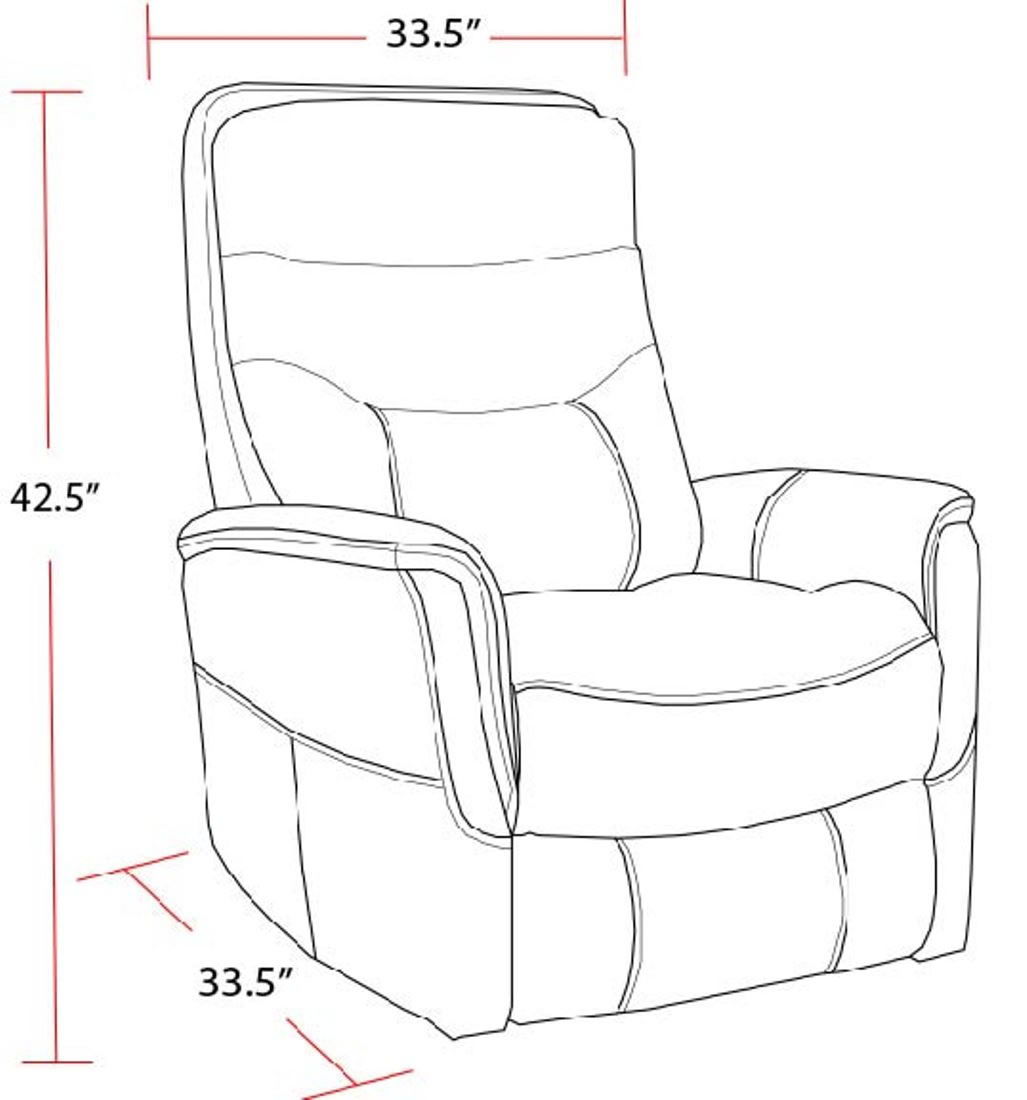 Gemini - 33.5" Swivel Glider Recliner (Set of 2) - Urban Living Furniture (Los Angeles, CA)