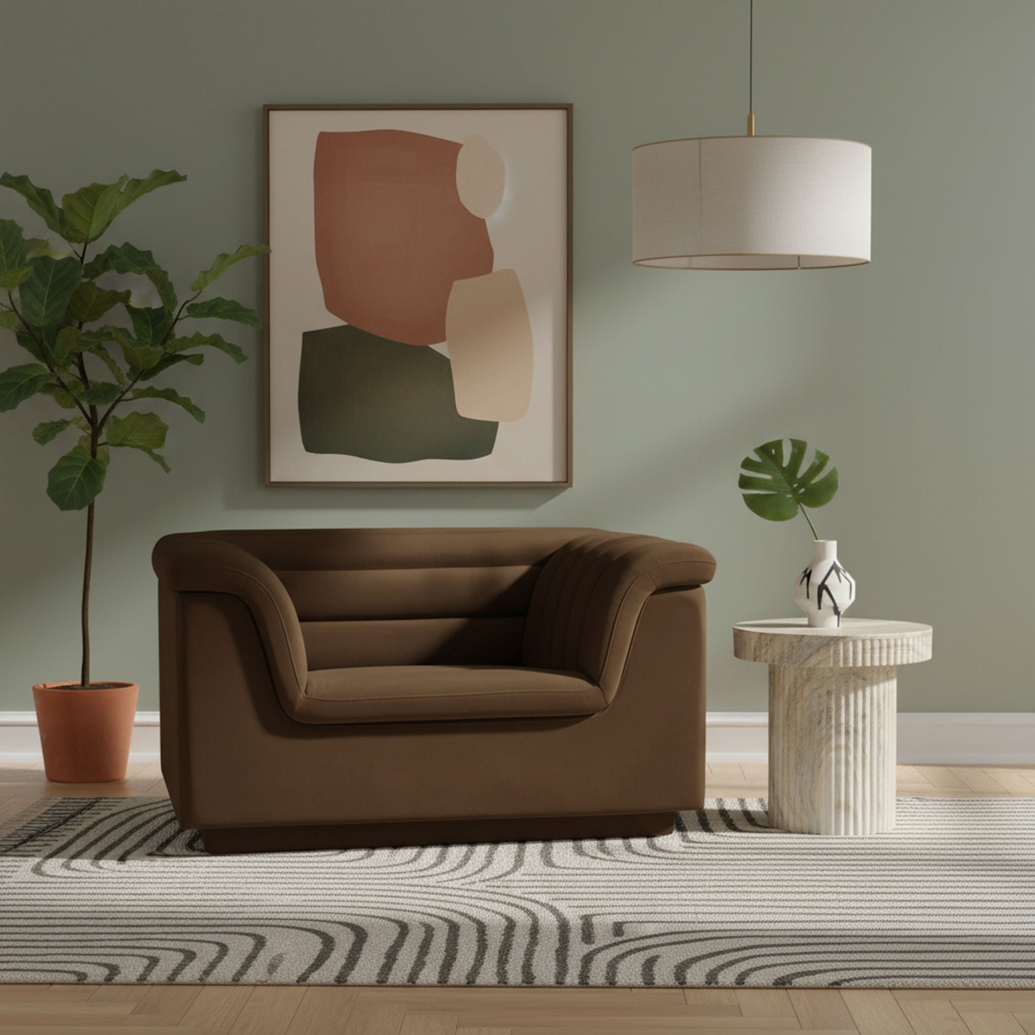 Cascade - Velvet Chair - Urban Living Furniture (Los Angeles, CA)