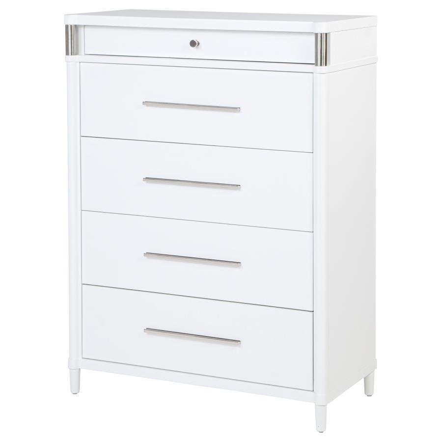 Gracemont - 5-Drawer Bedroom Chest Of Drawers - White - Urban Living Furniture (Los Angeles, CA)