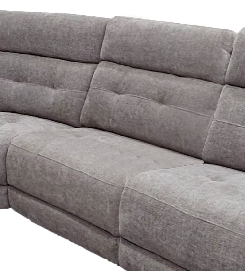Richland - Armless Chair With Drop Down Table And Power Center - Bristol Gray - Urban Living Furniture (Los Angeles, CA)