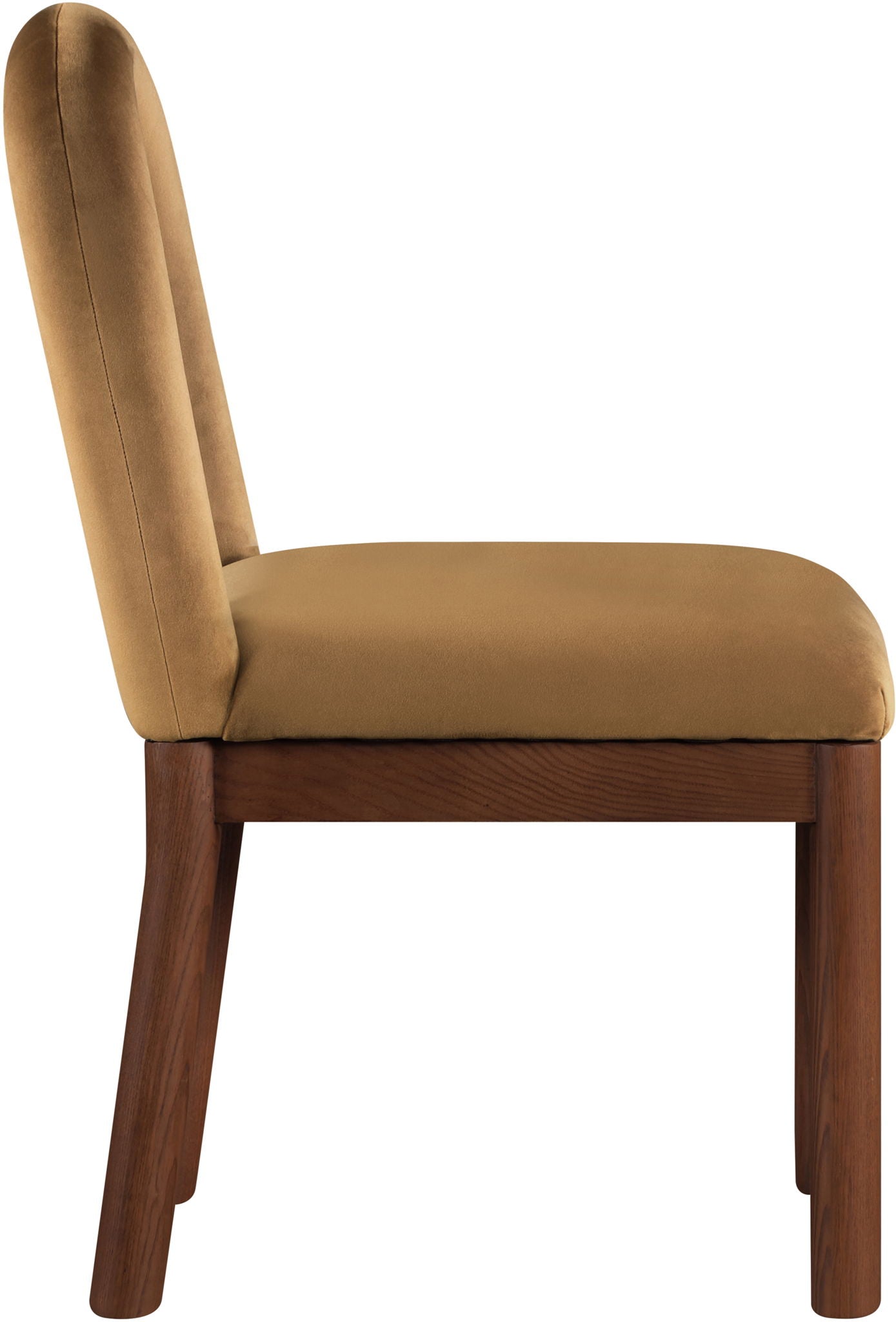 Conrad - Velvet Dining Chair With Brown Legs - Urban Living Furniture (Los Angeles, CA)