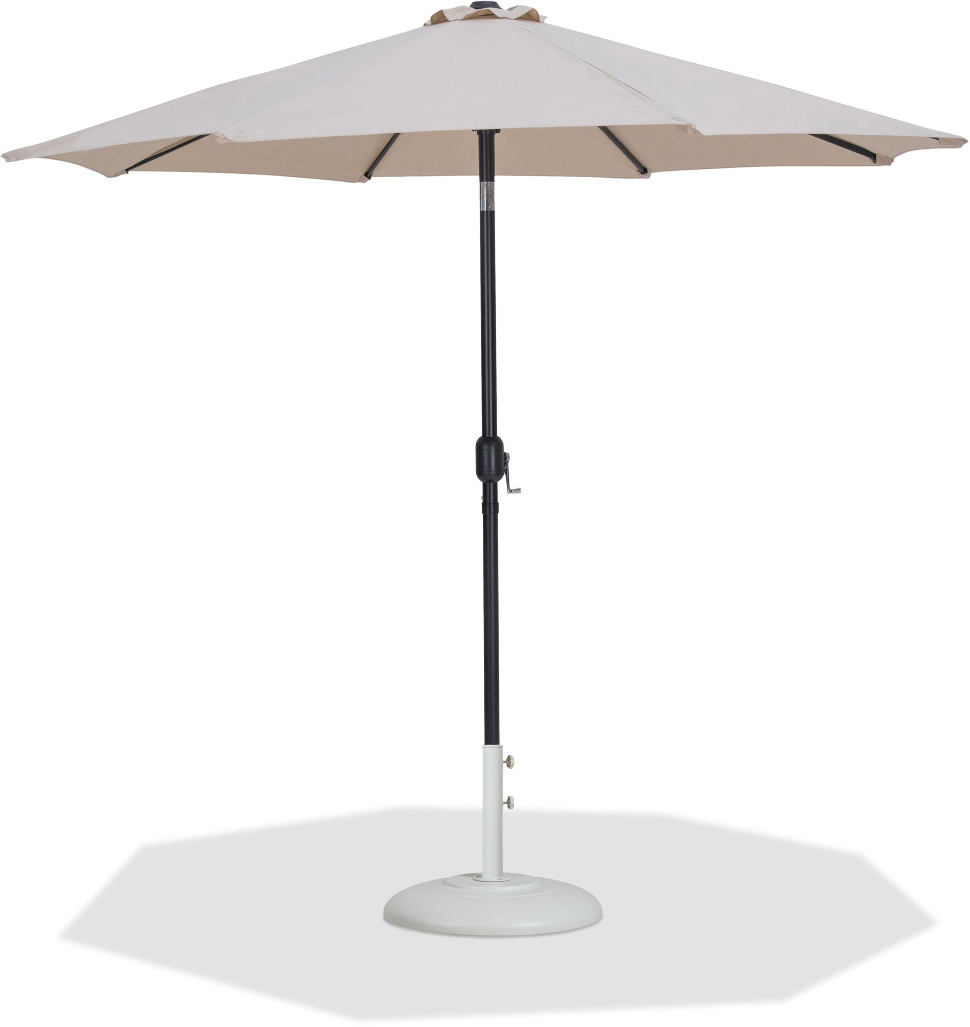Fiji - Aluminum Patio Umbrella With Round White And Black Base - Urban Living Furniture (Los Angeles, CA)