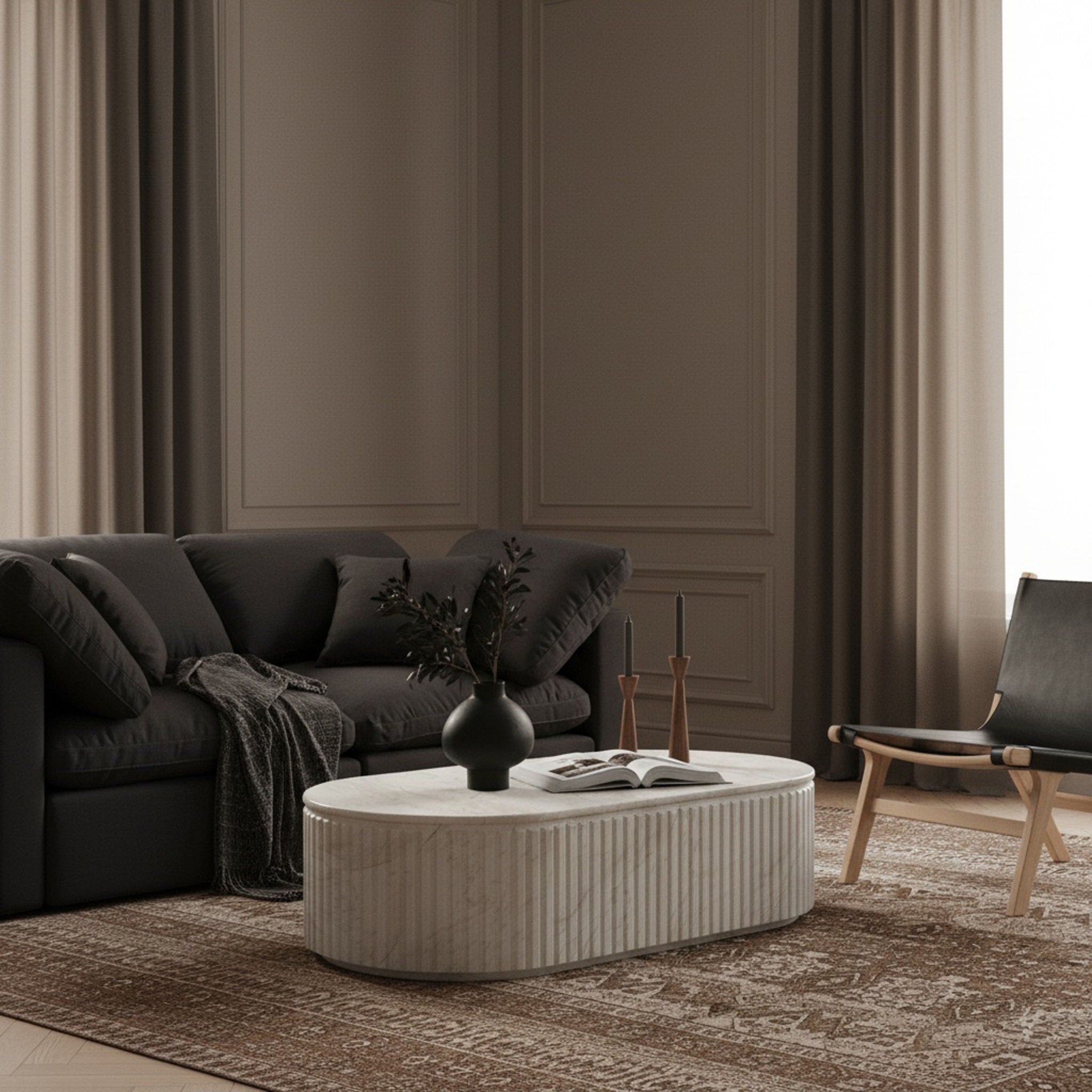 Catania - Concrete Indoor / Outdoor Coffee Table - Urban Living Furniture (Los Angeles, CA)