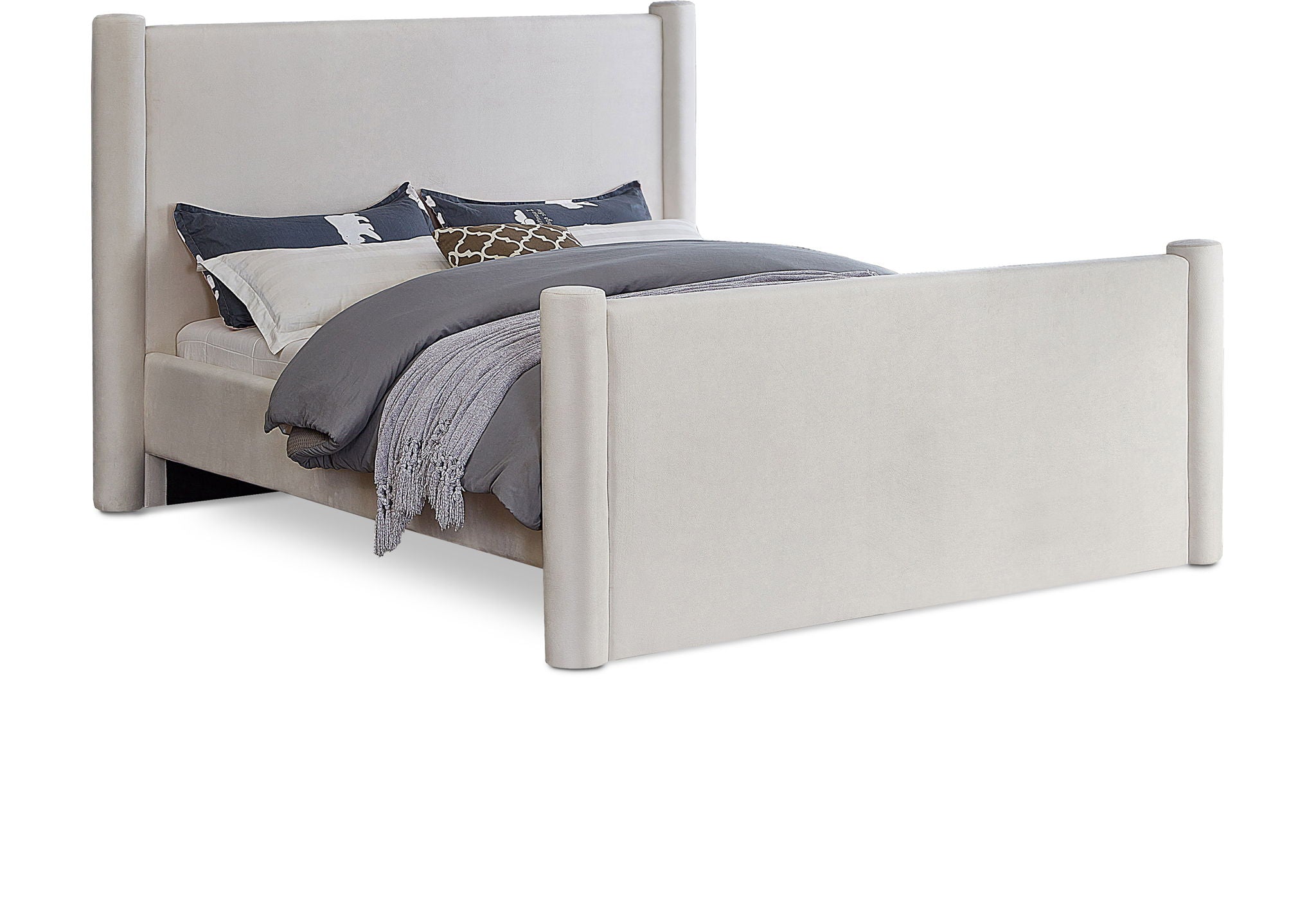 Elias - Velvet Bed - Urban Living Furniture (Los Angeles, CA)