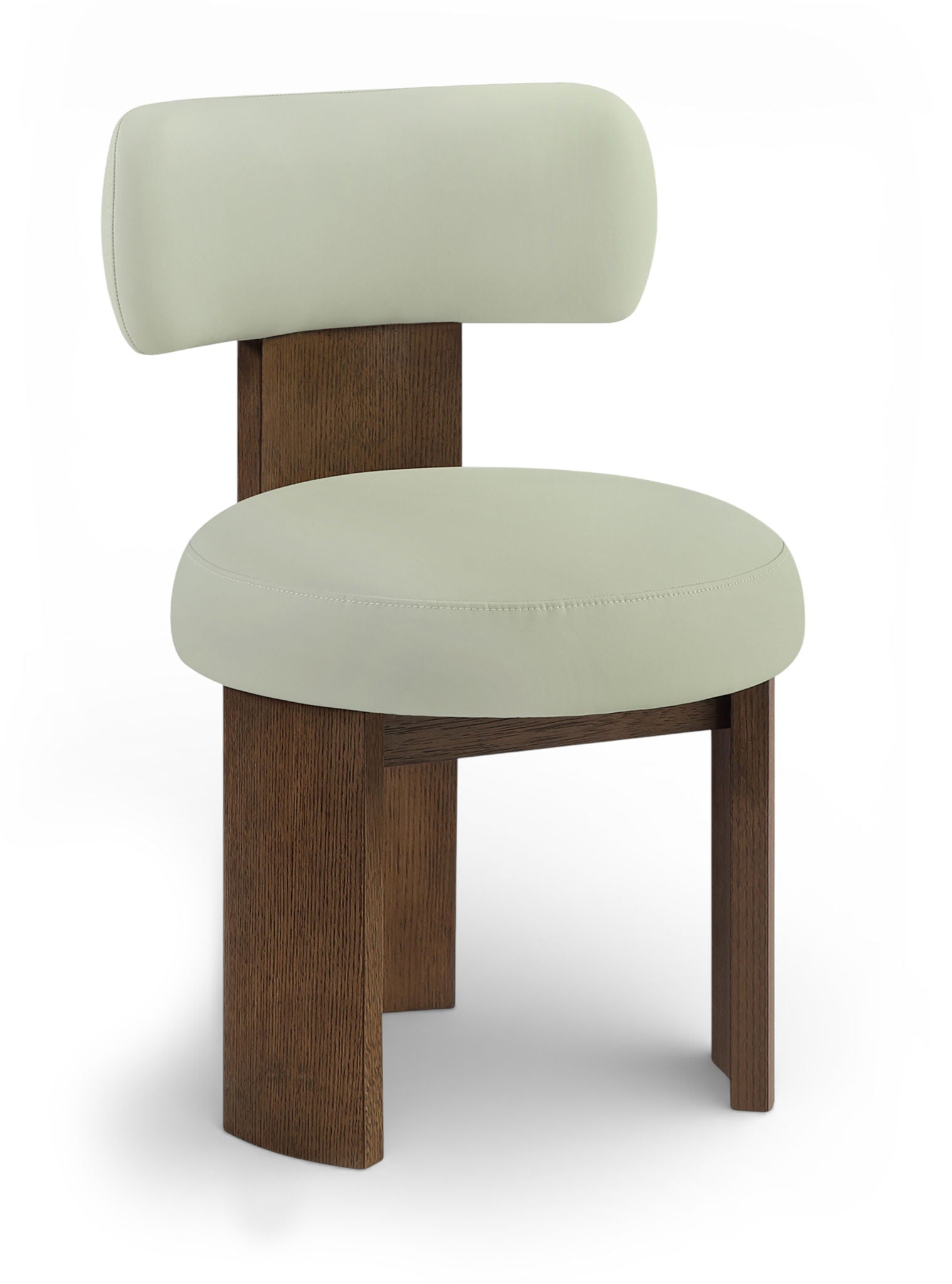 Atelier - Vegan Leather Upholstered Dining Chair (Set of 2) - Painted Brown Frame - Urban Living Furniture (Los Angeles, CA)