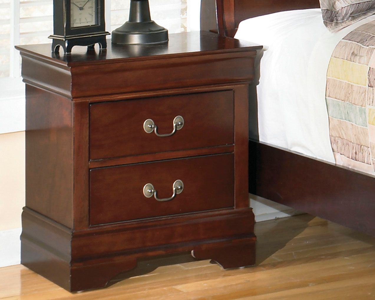 Alisdair - Reddish Brown - Two Drawer Night Stand - Urban Living Furniture (Los Angeles, CA)
