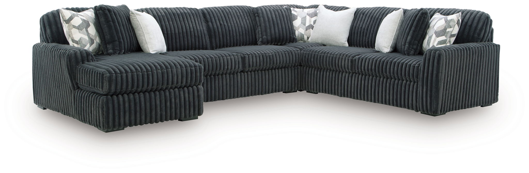 Midnight-Madness - 4 Piece Sectional