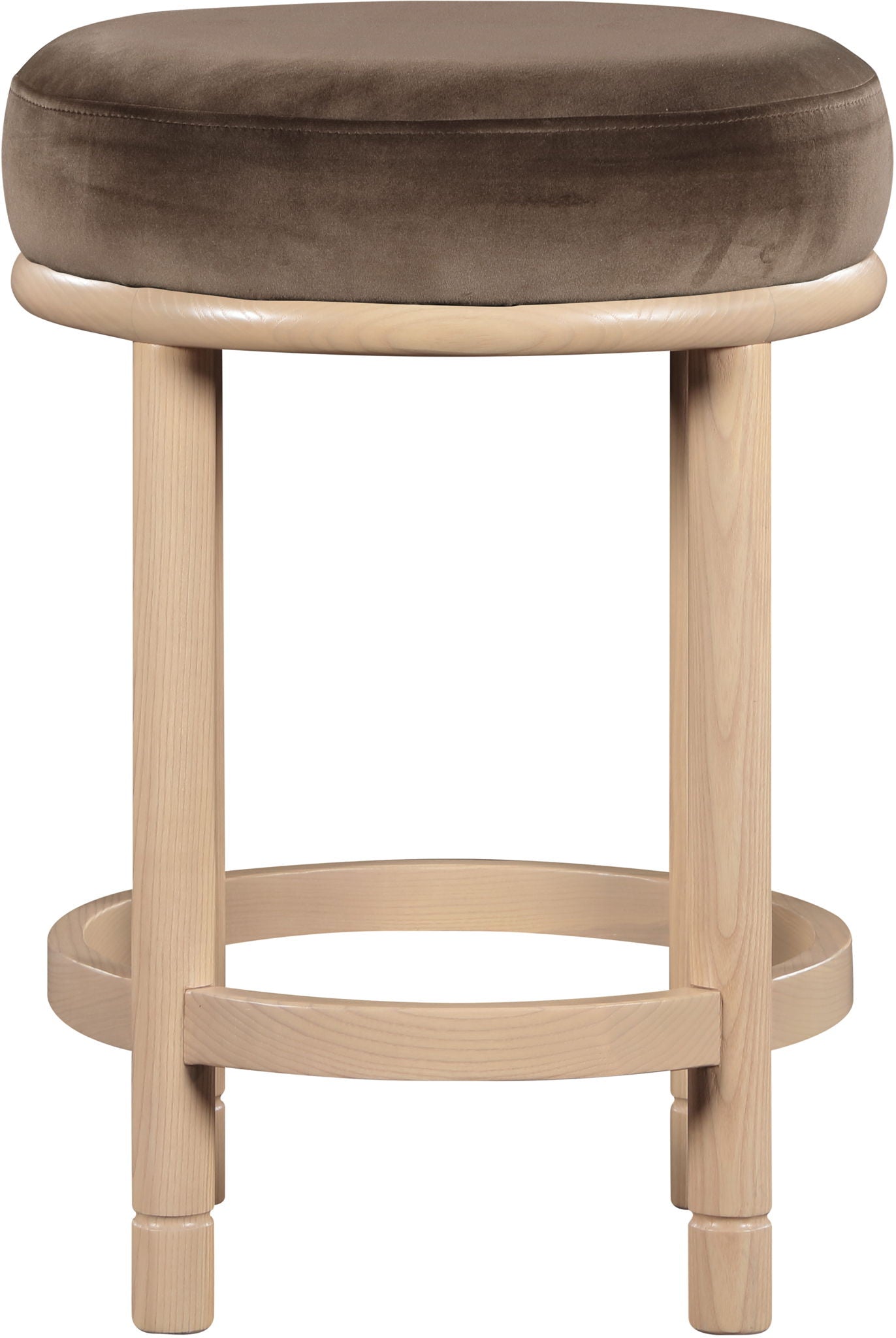 Monette - Counter Stool With Natural Base