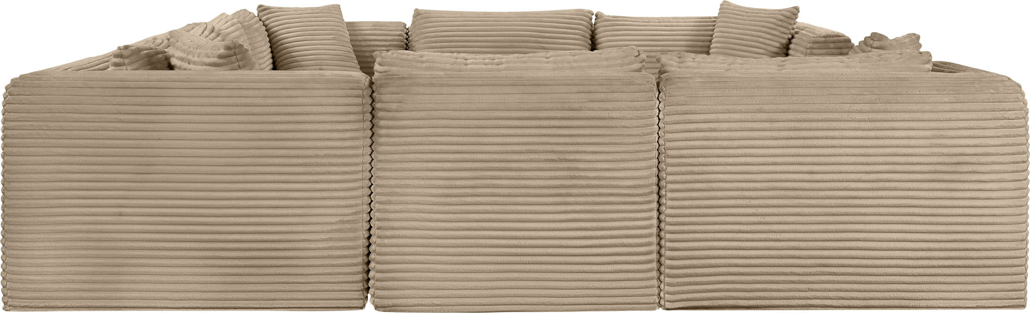 Shaggy - Fabric 8 Piece Modular U-Shaped Sectional - Urban Living Furniture (Los Angeles, CA)