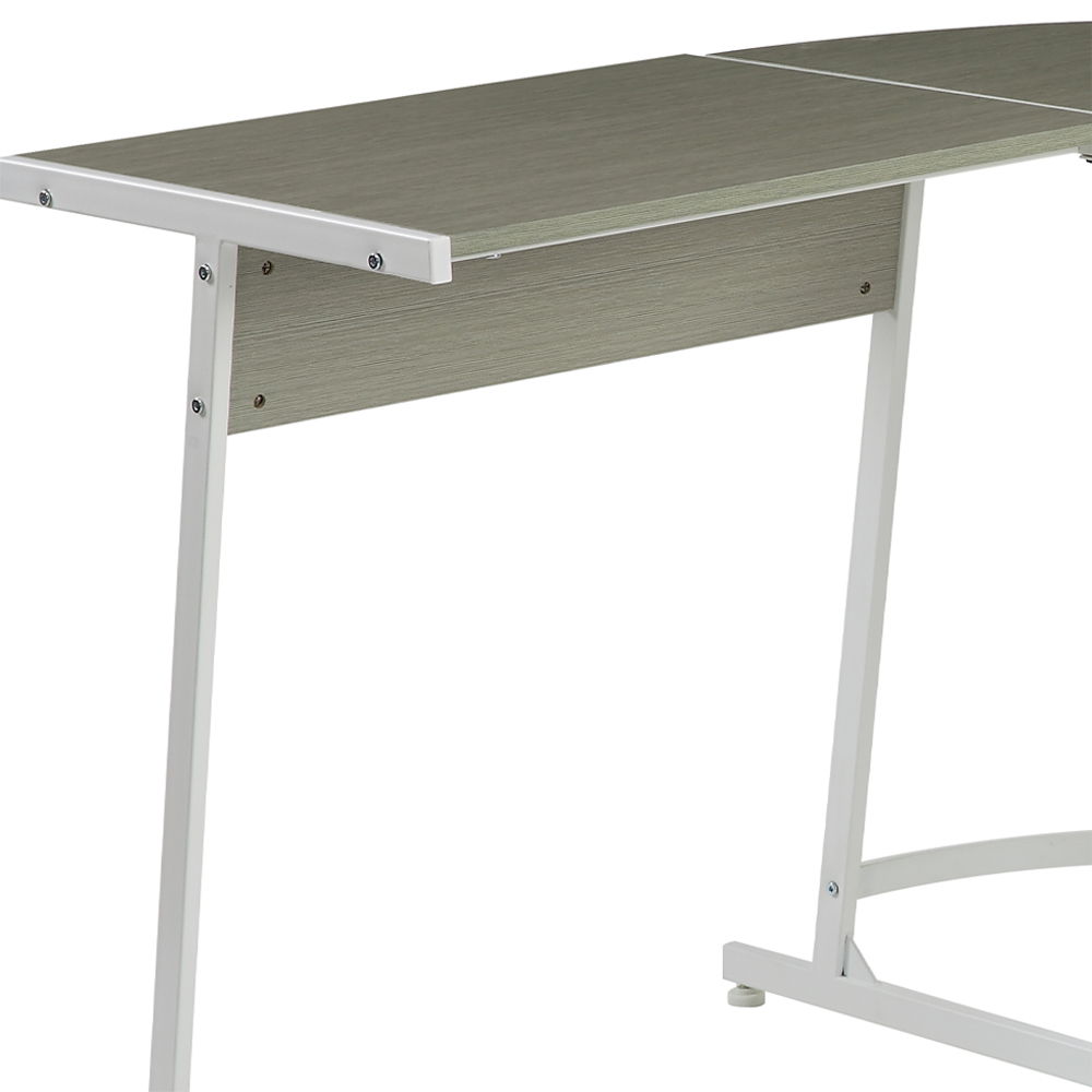 Carver - Computer Desk - Gray & White - Urban Living Furniture (Los Angeles, CA)