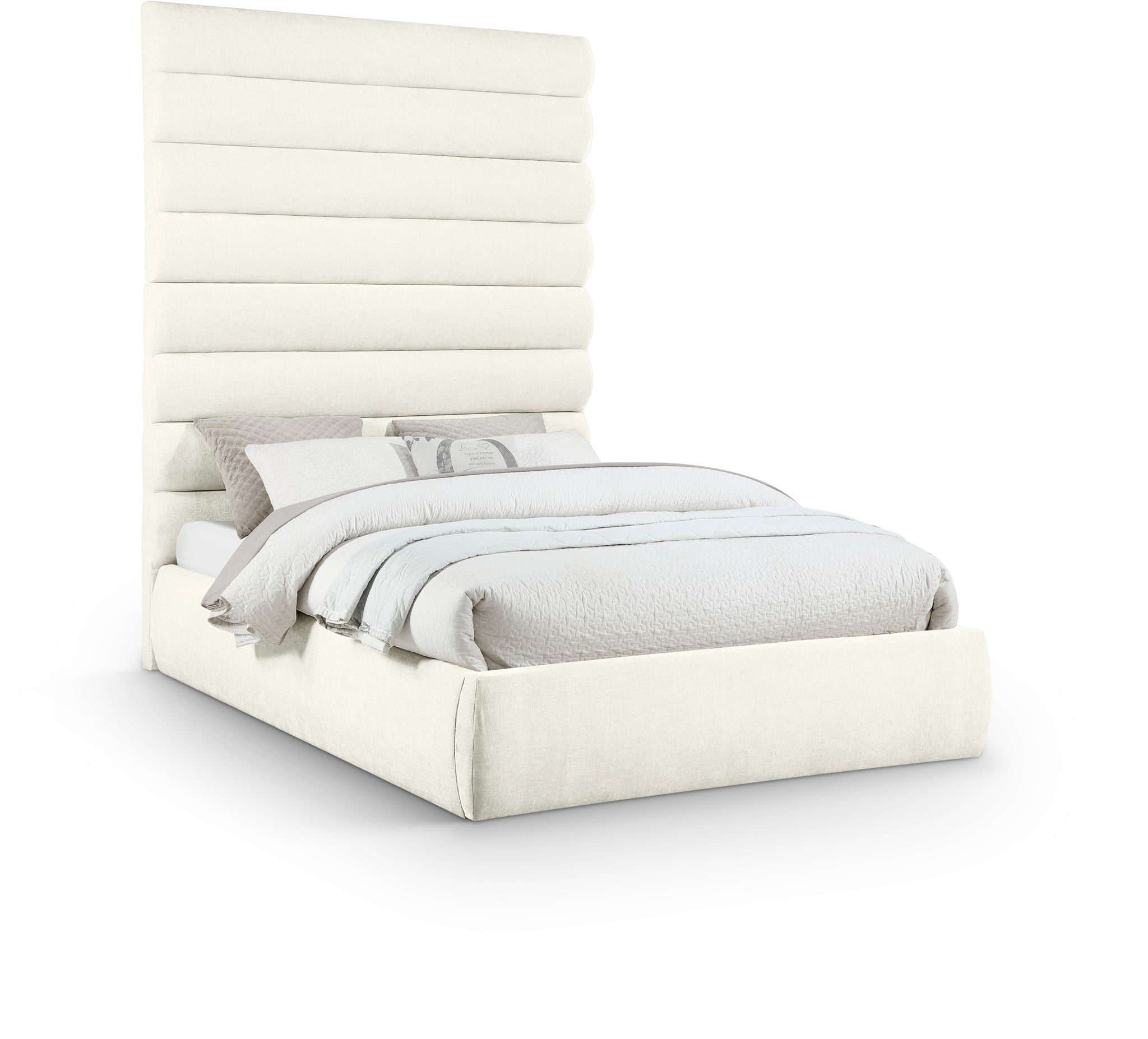 Adam - Chenille Fabric Bed With 89" Headboard - Urban Living Furniture (Los Angeles, CA)