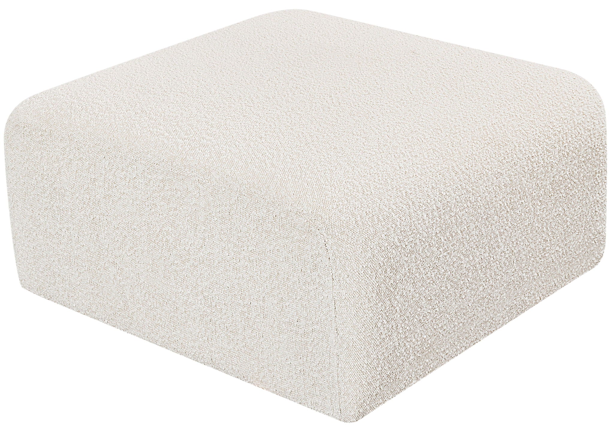Arc - Boucle Fabric Ottoman - Urban Living Furniture (Los Angeles, CA)