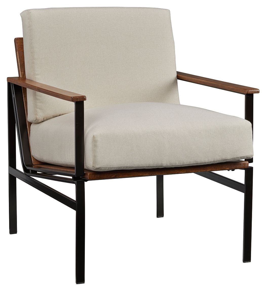 Tilden - Ivory / Brown - Accent Chair - Urban Living Furniture (Los Angeles, CA)