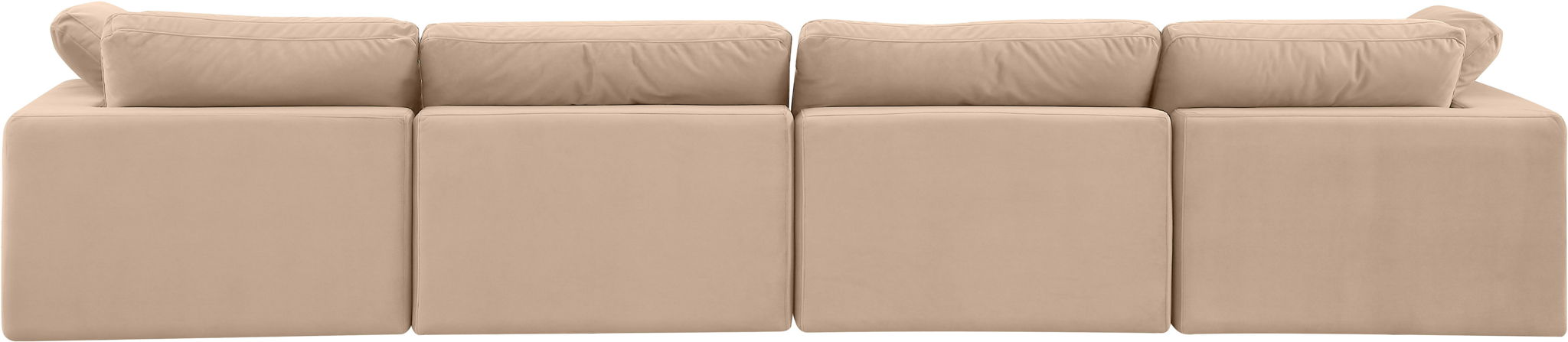 Comfy - Velvet Modular Sofa 4 Seats - Urban Living Furniture (Los Angeles, CA)