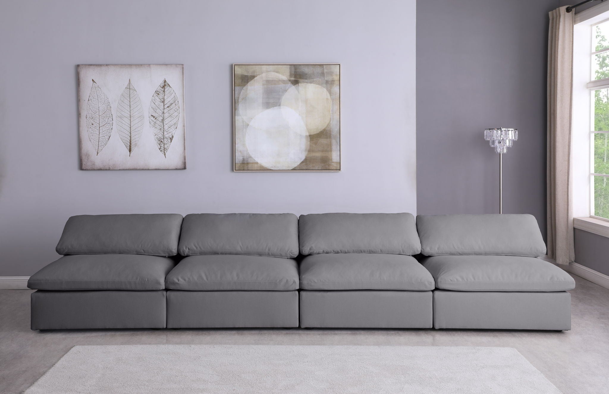 Serene - Modular Armless 4 Seat Sofa - Urban Living Furniture (Los Angeles, CA)